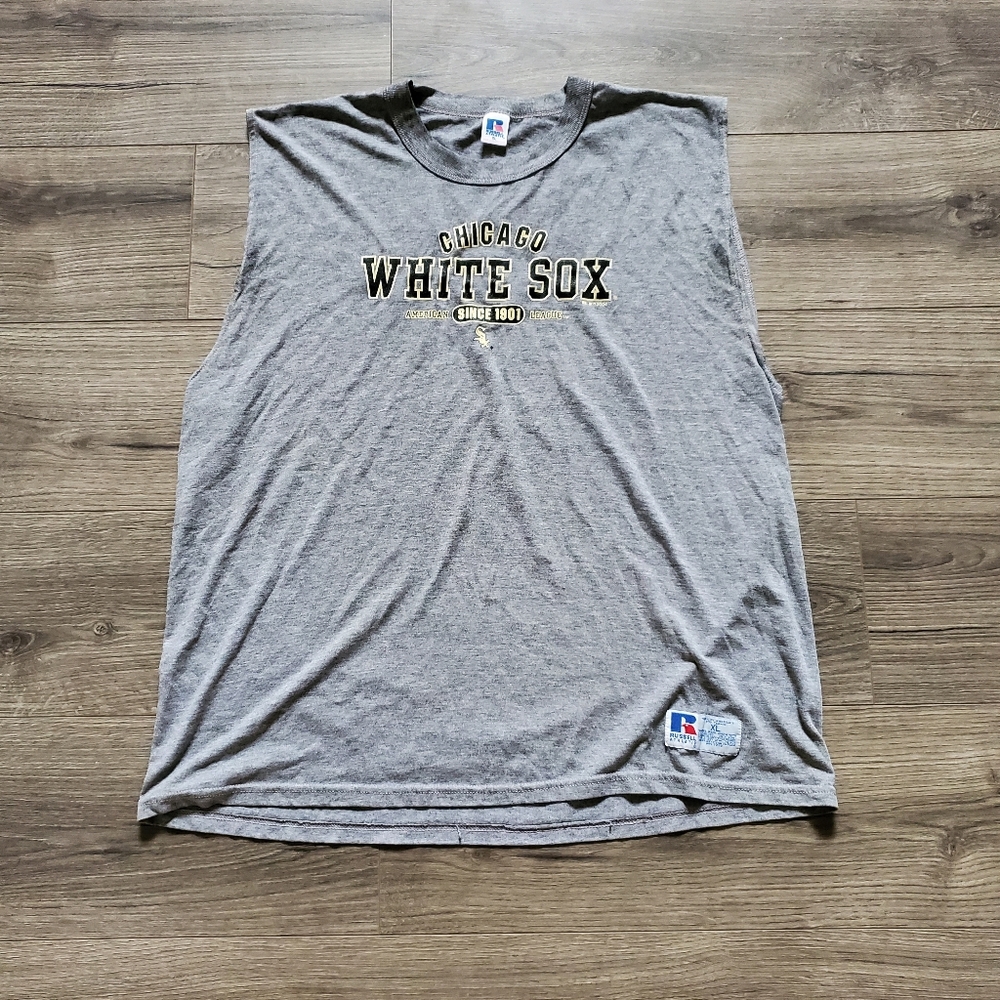 Russell Athletic Gray Chicago White Sox Tee